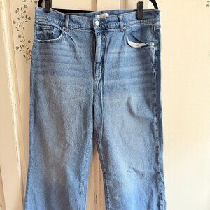Loft Wide Leg High Rise Jean sz 16 Petite